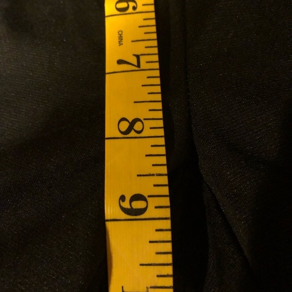 Ambiance black leggings pants with gold faux zippers size Small - Picture 8 of 8